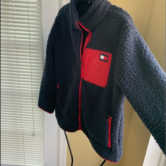 Tommy Hilfiger NWT fleece zip-front jacket - Picture 2 of 10